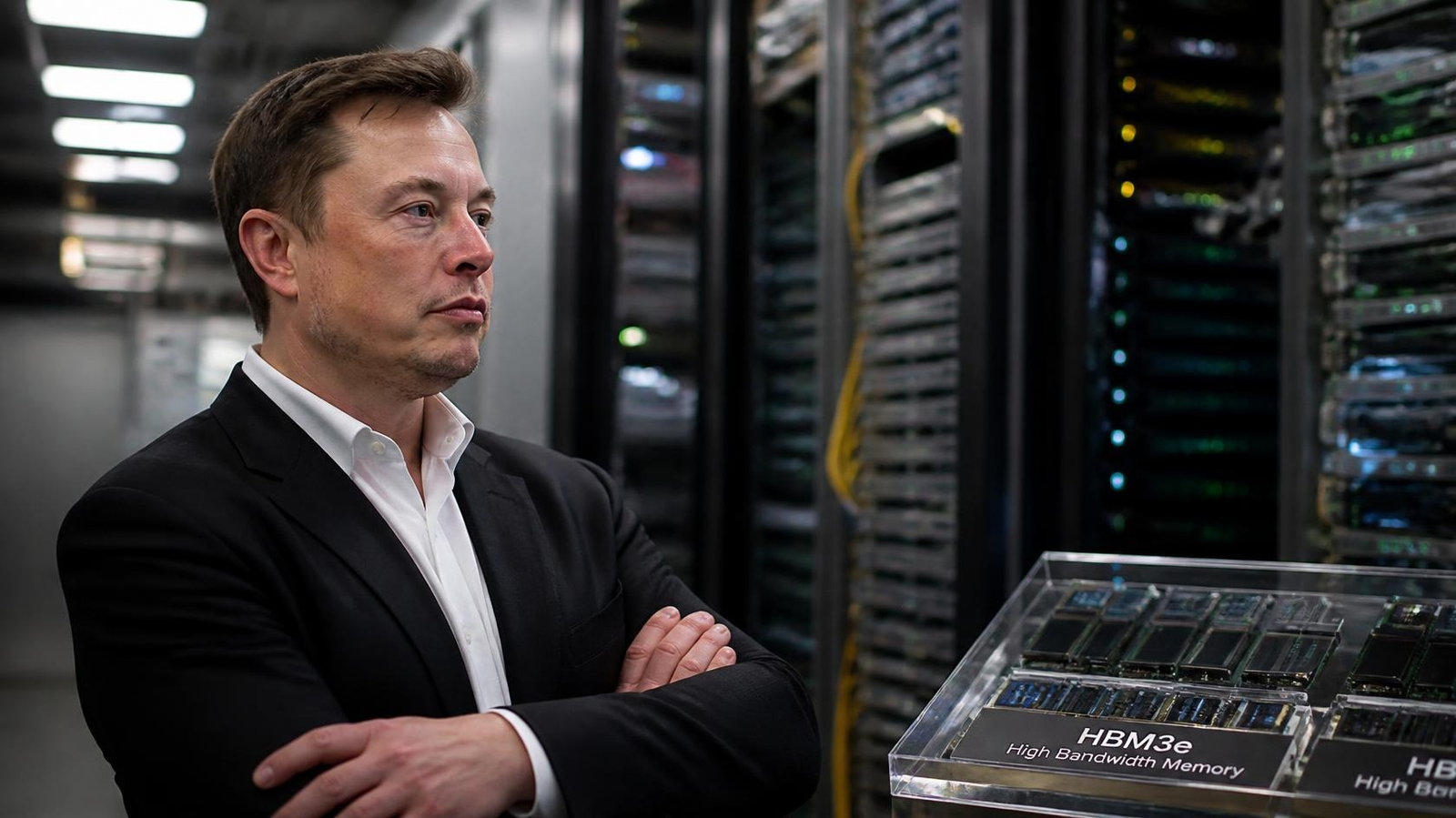 Elon Musk discussing AI growth as memory becomes a key technology bottleneck