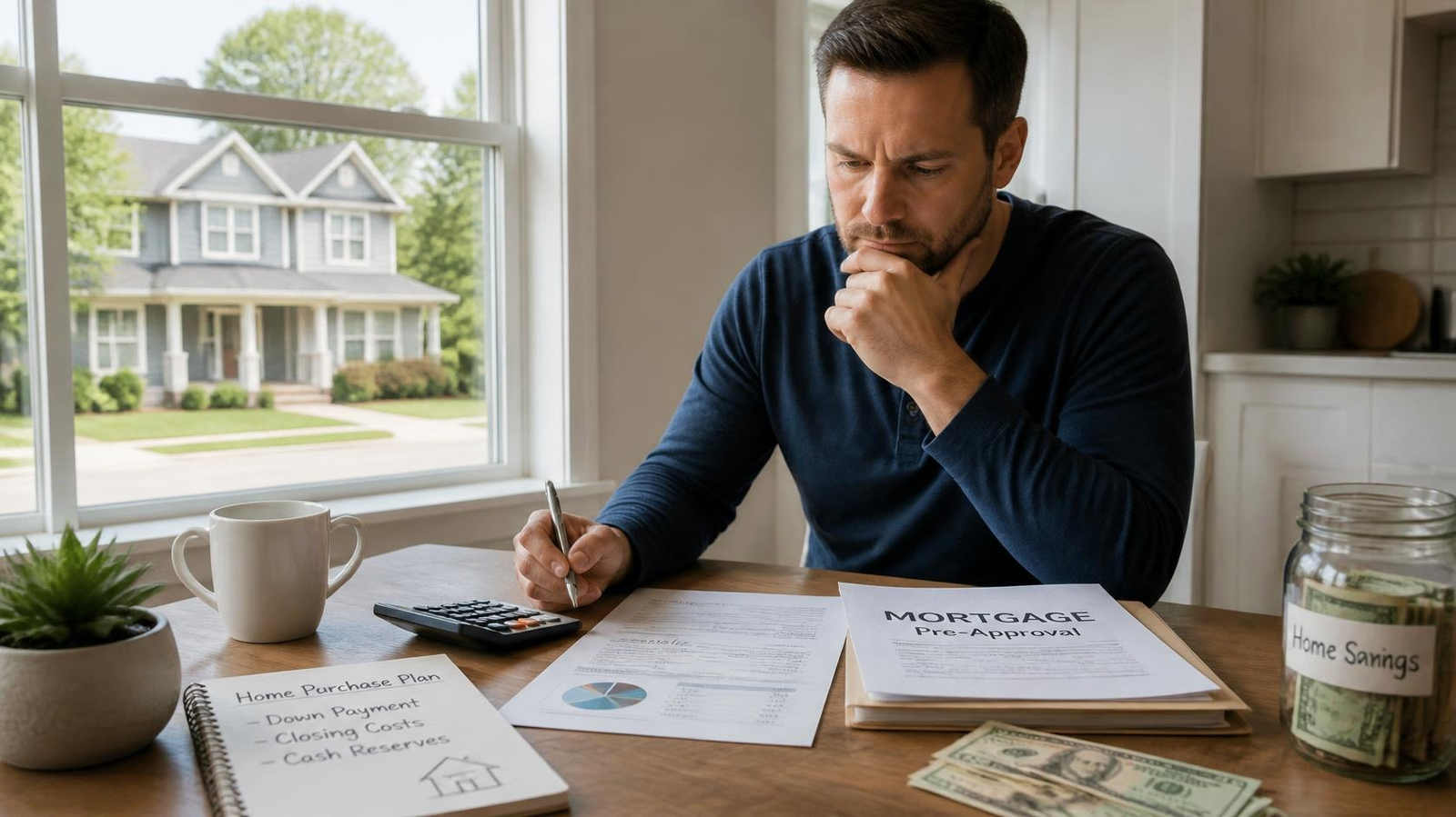 How much cash you need to buy a house including down payment and closing costs