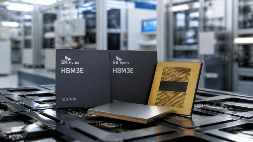 Advanced memory chips used in AI computing infrastructure