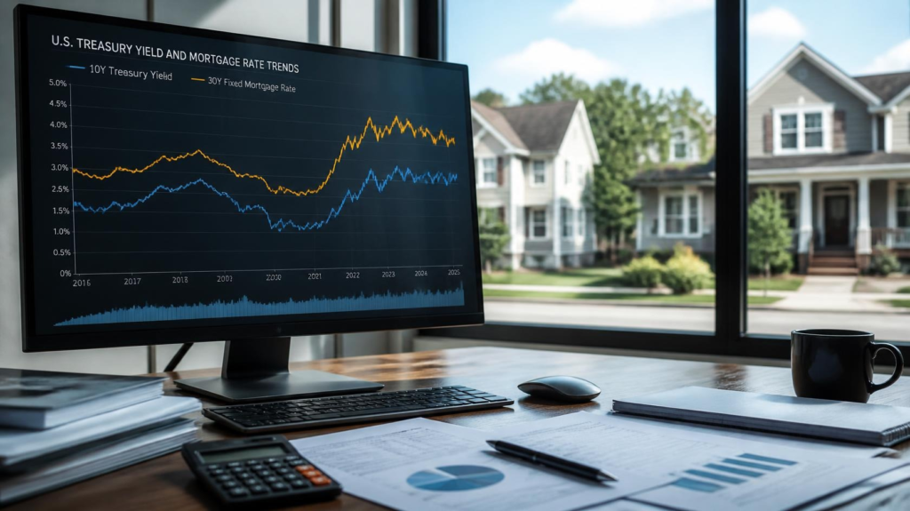 Mortgage rates and bond market conditions affecting U.S. home loans