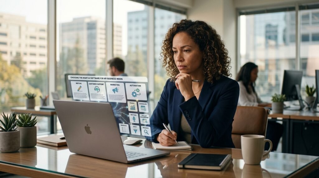 Choosing the right AI tool for a small business