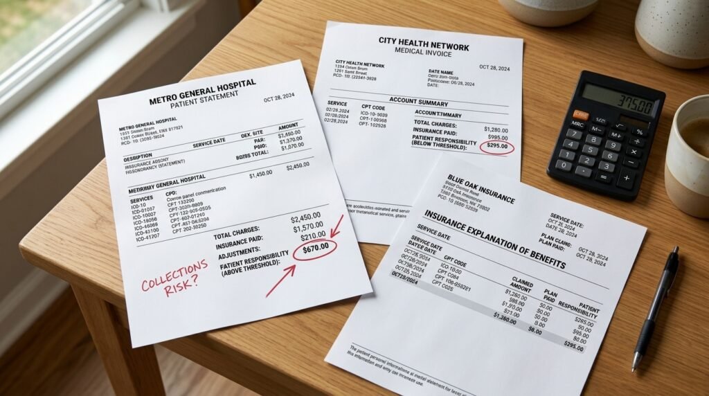 Medical debt under $500