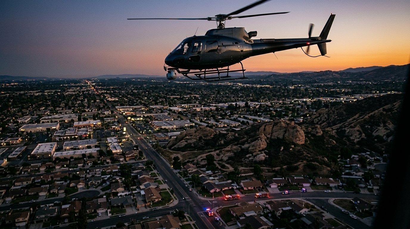 NBC4 helicopter crash in Chatsworth Los Angeles